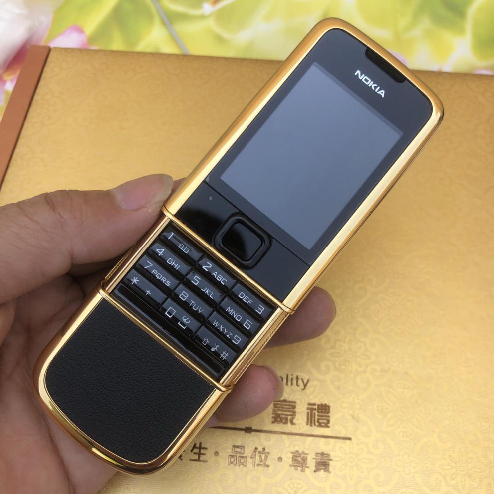 诺基亚8800a金属经典滑盖手机收藏老款黄金版复古精钢手机n基亚玫瑰金