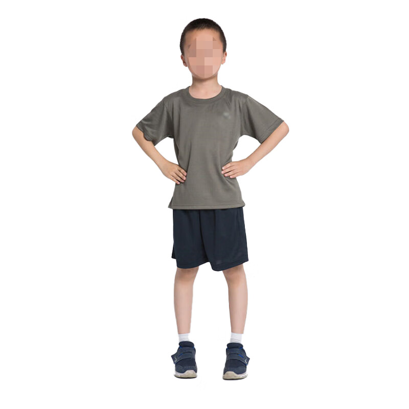 BONZEMON男女学生儿童体能服 透气速干夏季 套装 140CM