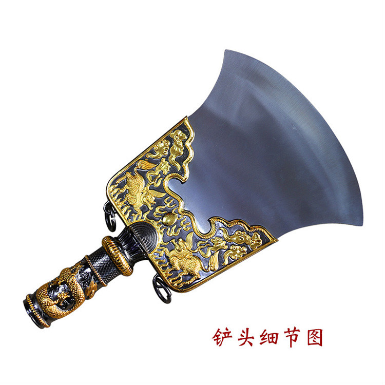武术用月牙铲鲁智深沙和尚降妖宝杖西游记兵1器方便铲水磨禅杖未开刃