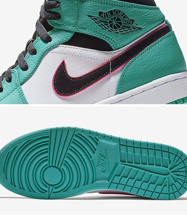 nike耐克 aj1 mid south 南海岸 852542-306