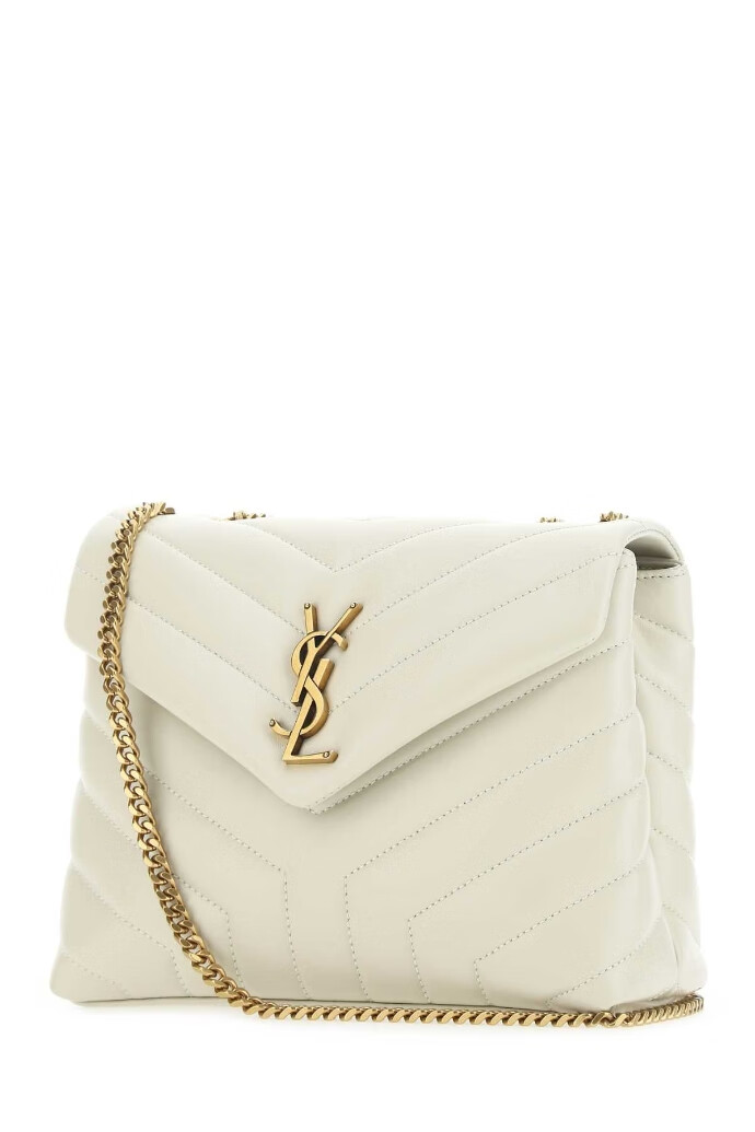 saint laurent paris圣罗兰 女包箱包女士carry over单肩手提包 白色