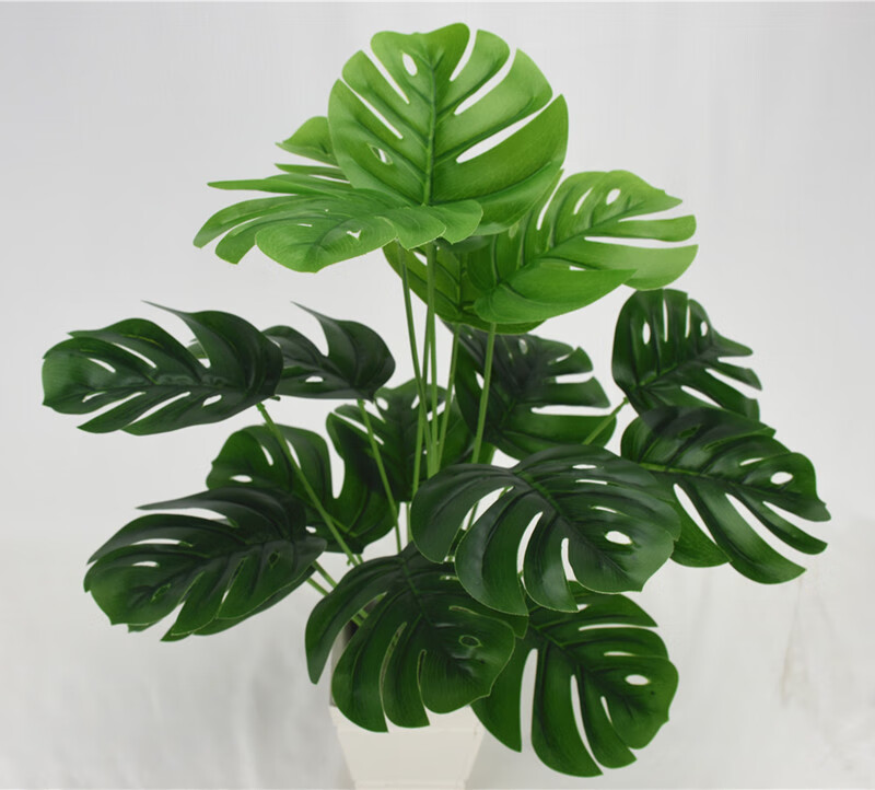 定制单束假花仿真绿植假植物小草花塑料花栅栏花槽隔断插花花绿草绿萝