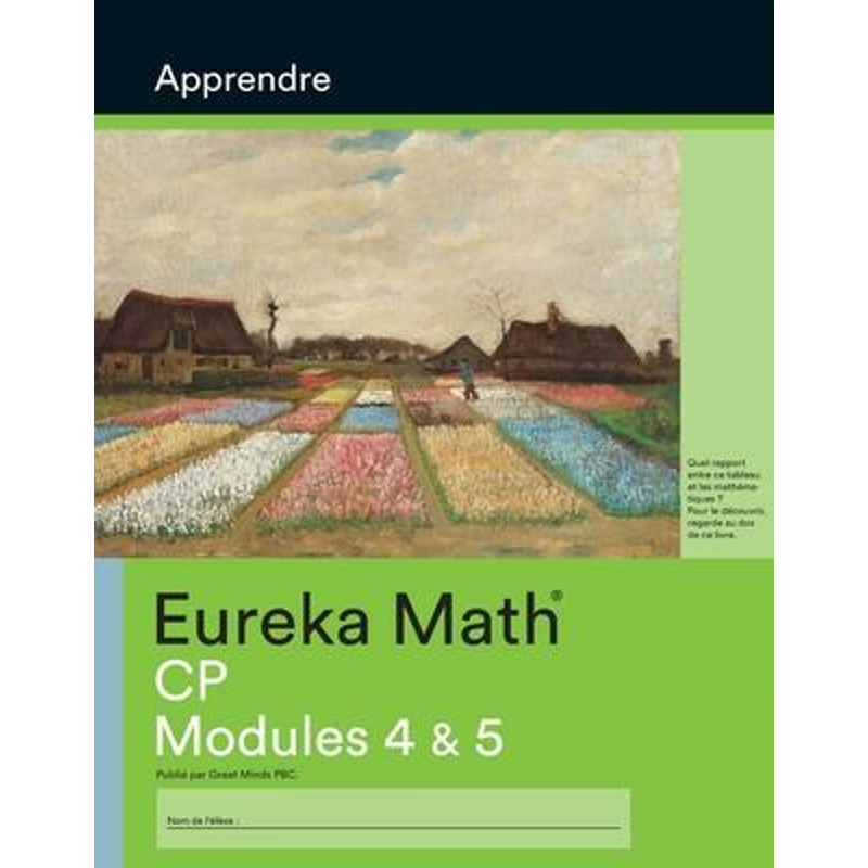 按需印刷French - Eureka Math Grade 1 Learn Workbook #3 (Module 4-5)[9781649290625]