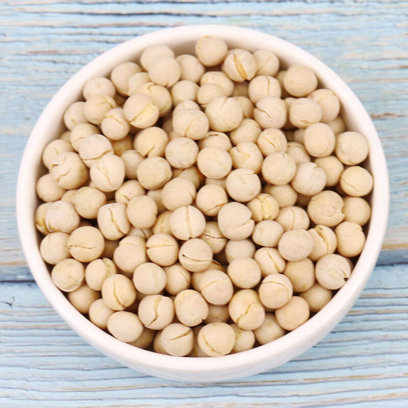 炒黄豆熟即食酥特产农家自制炒货黄豆原味零食手工无油散袋装豌豆 炒