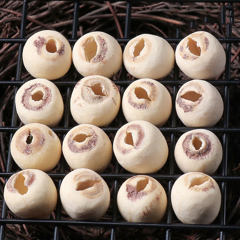 北京同仁堂精选莲子肉磨皮去心白莲子干货去芯干货莲子500g中药材百合