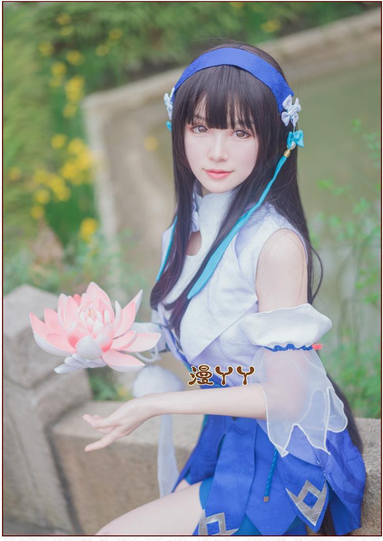 王者农药西施cos服西施幻纱之灵皮肤cosplay动漫服装女 西施服装一套