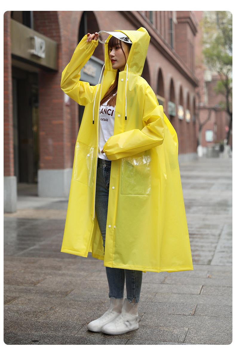 初中生雨衣儿童雨衣可背书包学生上学专中学生轻便雨衣女大童初中可穿