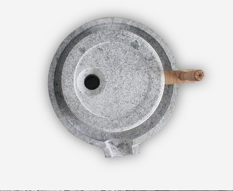 石磨家用磨浆机小石磨家用研磨器磨盘磨粉机豆腐机豆浆机米粉机手摇