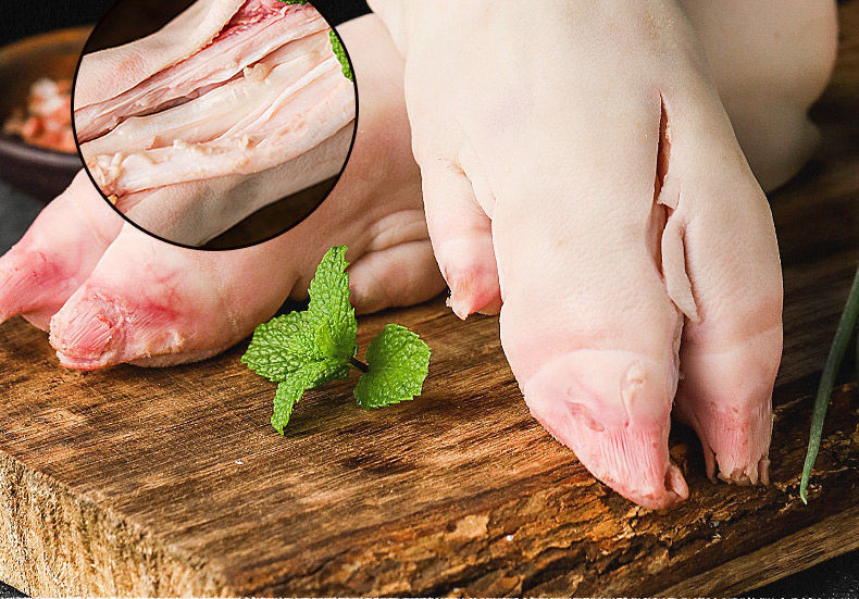 2斤猪蹄子带筋前蹄新鲜黑猪猪脚猪手新鲜猪猪爪黑猪蹄猪蹄块姬禄福猪