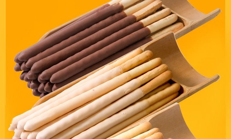 巧克力棒长条小早餐小吃女生涂层手指饼干棒网红食品批发混合口味20包