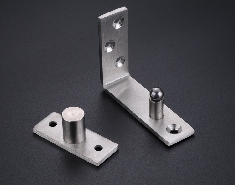 加厚不锈钢360度转轴木门上下铰链定位门轴天地轴旋转轴暗藏合页a款