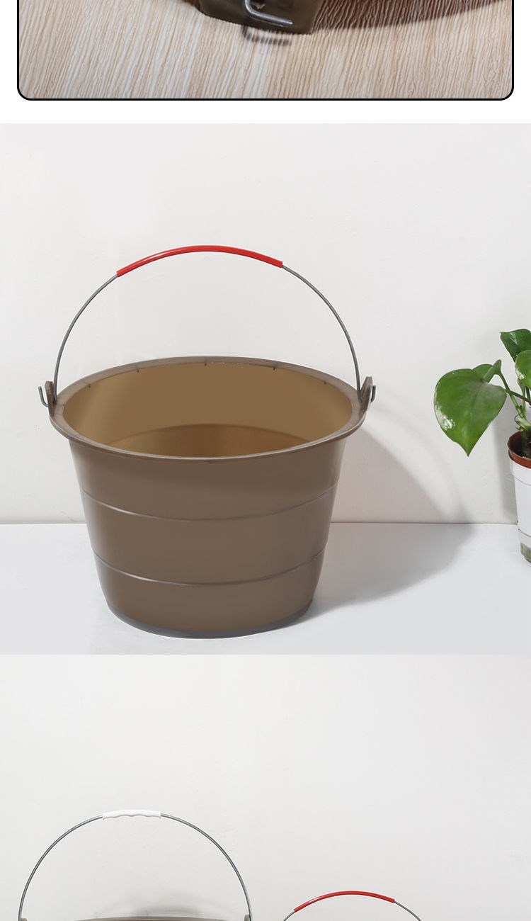 2022升级款牛筋橡胶加厚大水桶水桶工地用灰桶大号水泥桶牛筋桶加厚
