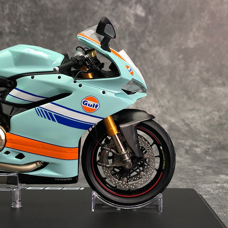 【官方旗舰】迪士尼(disney)摩托车模型同款沙沙汽车1:12 杜卡迪 1299