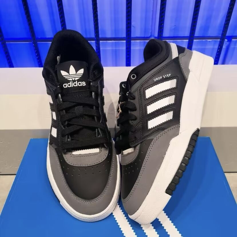 【官方旗舰】纯原三叶草男鞋女鞋dropstep情侣潮流百搭学生运动鞋休闲