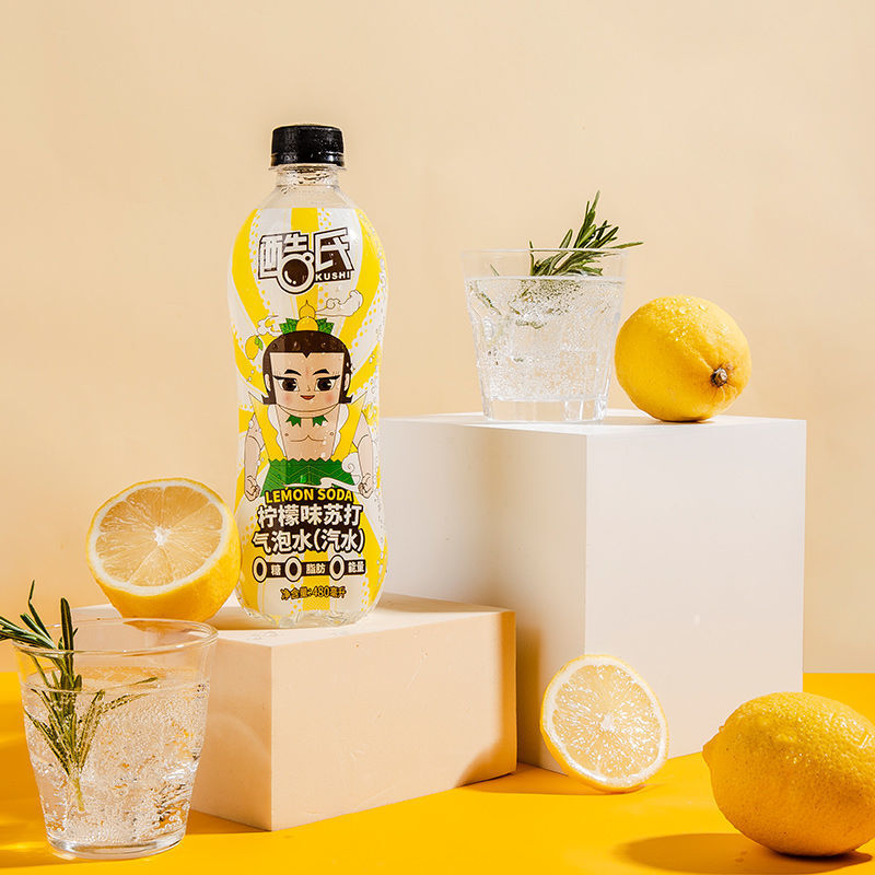 酷氏白猫苏打水 多口味 多规格 麟珑茶室酷氏白猫新包装樱花白桃无