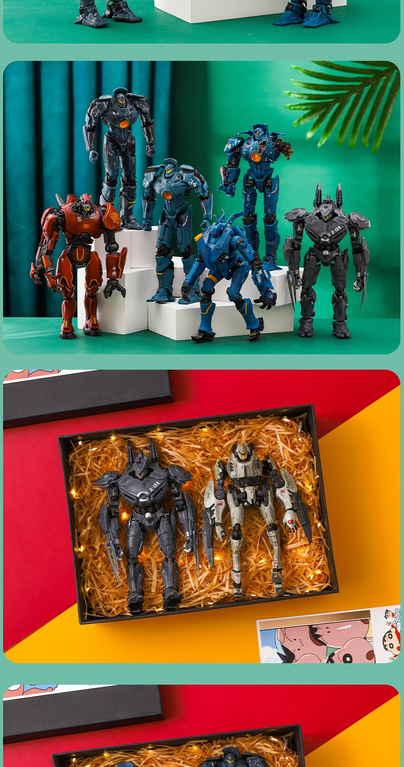 环太平洋机甲手办 流浪者复仇风暴模型neca机器人危险暴风赤红玩具