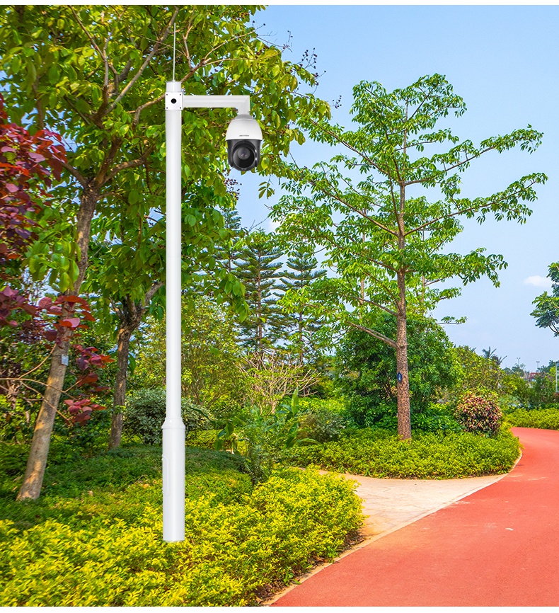 监控立杆34米室外摄像头摄像机支架枪机高速球立柱小区道路工程3米