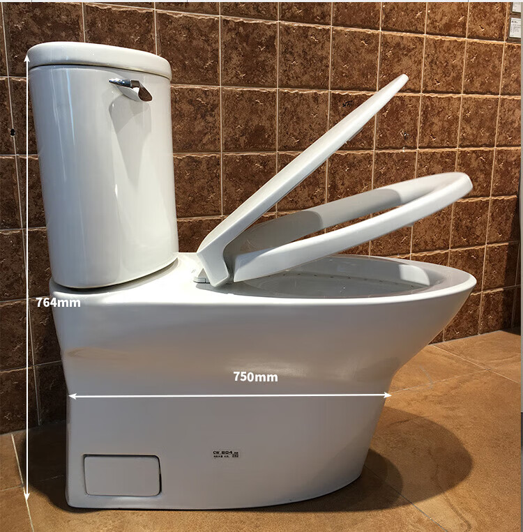 toto马桶 连体座便器静音节水分体坐便器cw804cw886cw988带盖板 cw804