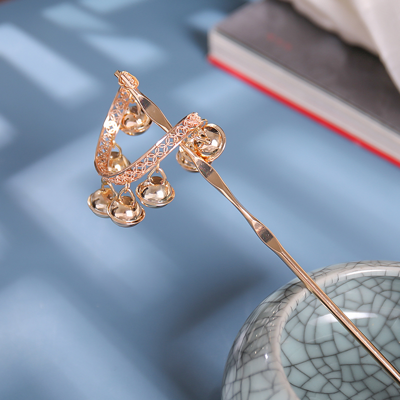 古风发簪神乐铃衍生国风簪子古装宫铃发饰铃铛流苏发钗汉服头饰神乐铃