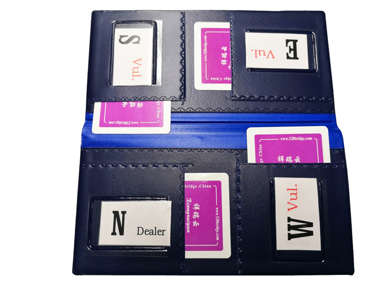 博圣棋礼 皮革桥牌套 桥牌用具 pu皮革桥牌套 四色可选 红色