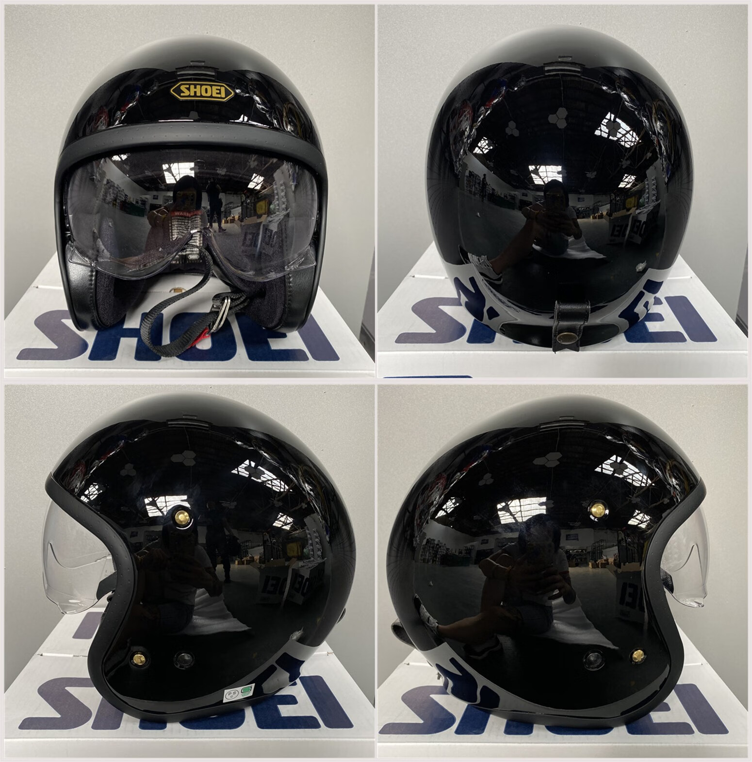 帽摩托机车哈雷骑行复古半盔头盔 哑光银 日版 2xl【图片 价格 品牌