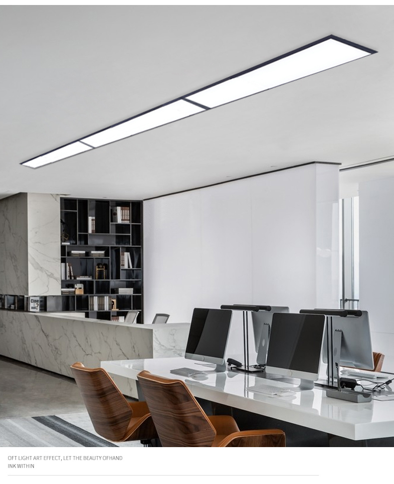 千易圆 led平板灯300x1200暗装嵌入式长条灯办公室写字楼会议室灯石膏