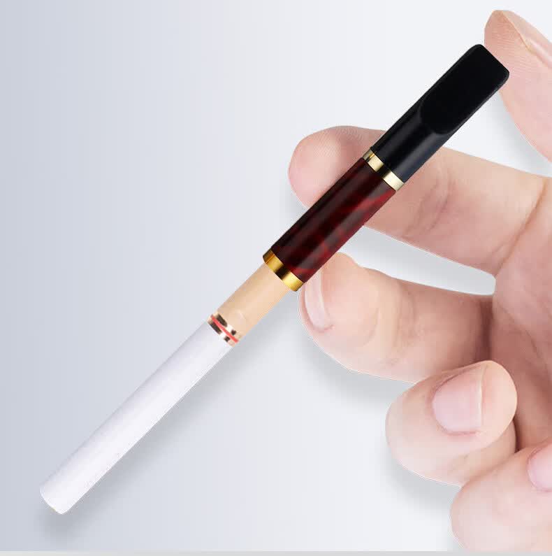 粗中细三用拉杆型烟嘴男士可清洗循环型过滤器过滤yj801蓝色