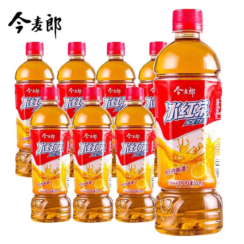 今麦郎冰红茶500ml15瓶整箱装茶饮料解渴饮料休闲聚会饮品冰红茶500ml
