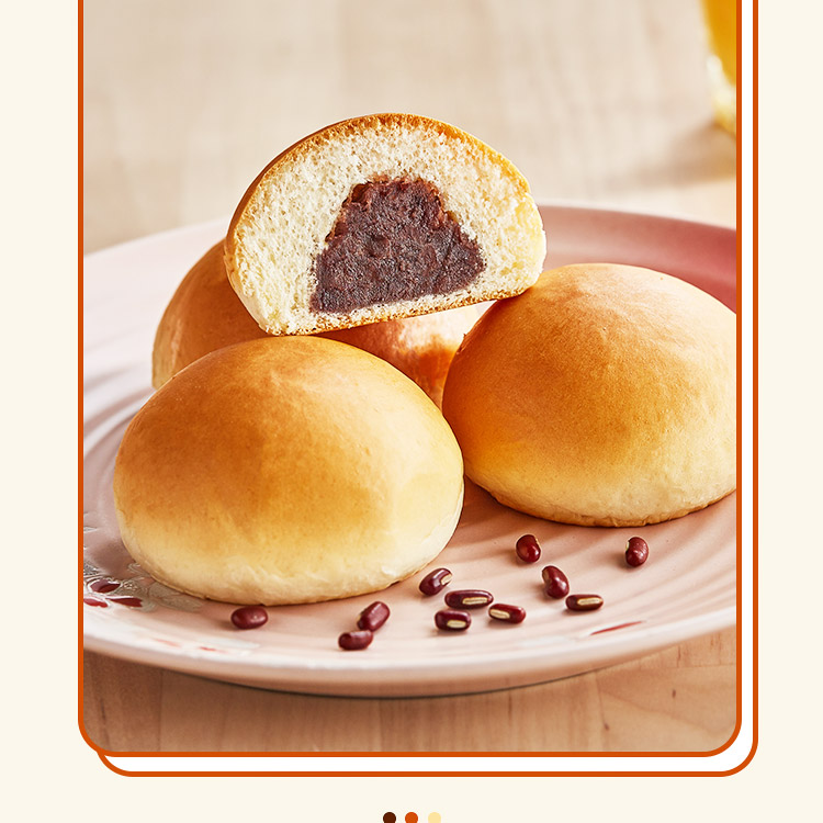 专区满89选10件宾堡丹麦豆沙派红豆手撕面包豆沙夹心口袋面包休闲下午