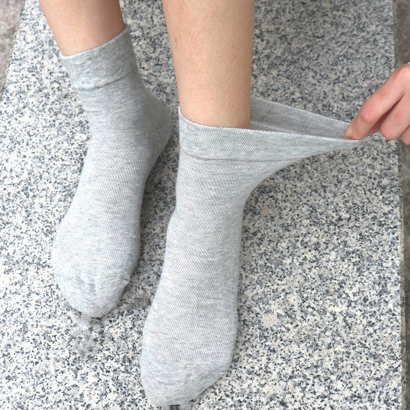 御檀 中老年松口袜子薄棉男袜宽口棉女袜不勒腿春夏季薄款棉男女袜