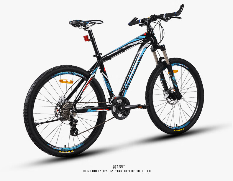 泊威尔 gogobike山地自行牧马人山地车双碟刹24速铝合金车架zxc山地