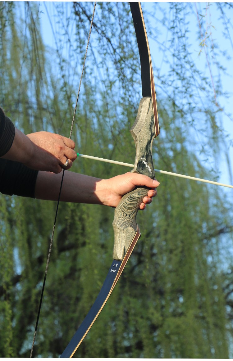 huwairen精灵反曲弓分体弓箭成人美猎弓 专业射箭比赛竞技训练弓箭