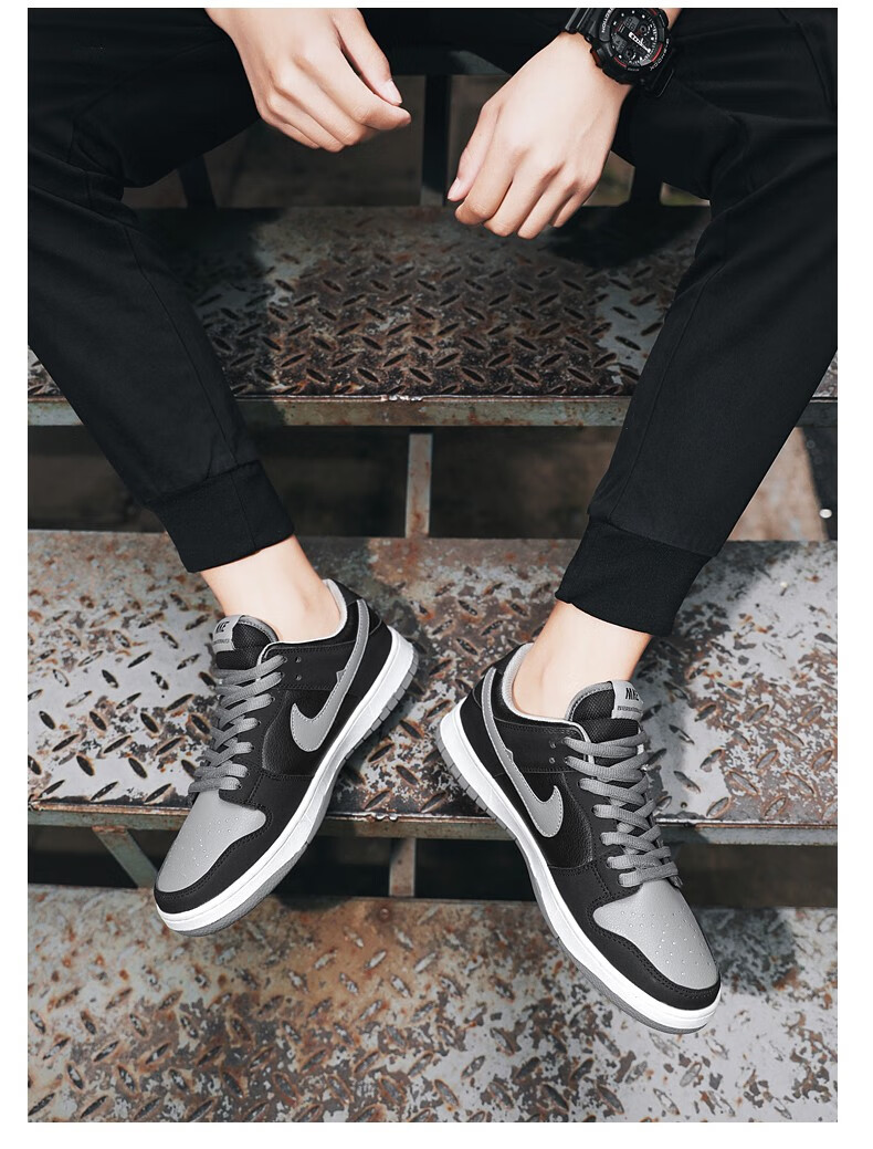 圣朗邦aj1男鞋影子灰dunksb低帮板鞋男空军一号黑白熊猫情侣莆田yyds