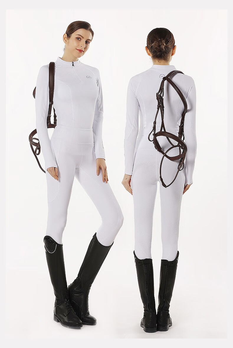 秋冬马术服饰579秋冬保暖夏季马术套装硅胶套装马裤女骑马裤骑士服装