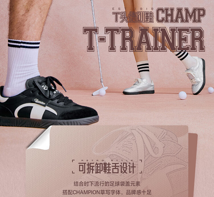 Champion American Champion 2025 New Sneakers for Women And Men, Classic Fashionable Casual Versatile Training Shoes, 25FWT12 17