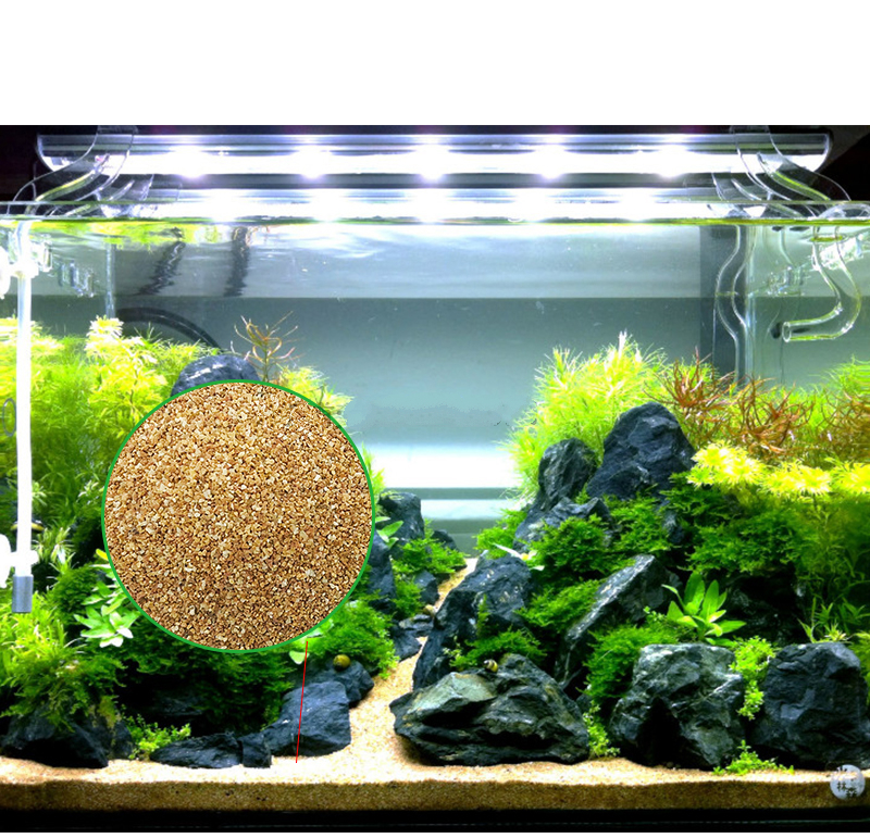鱼缸底砂造景水草泥ada草缸活体种植土陶粒基肥免洗净水草泥套餐加强