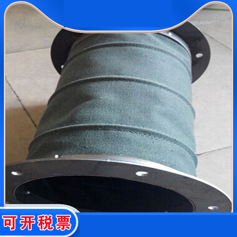 风机帆布软连接风机盘管软接头防火防震新风机制软连接耐高温定制