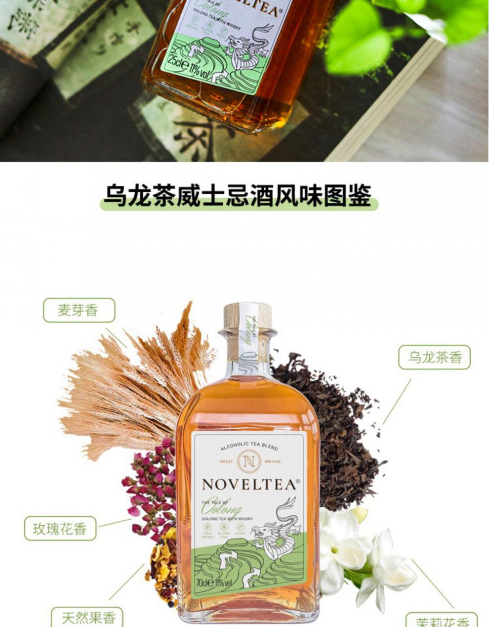 英國noveltea冷萃茶酒烏龍威士忌/伯爵金酒/薄荷朗姆 伯爵紅茶金酒