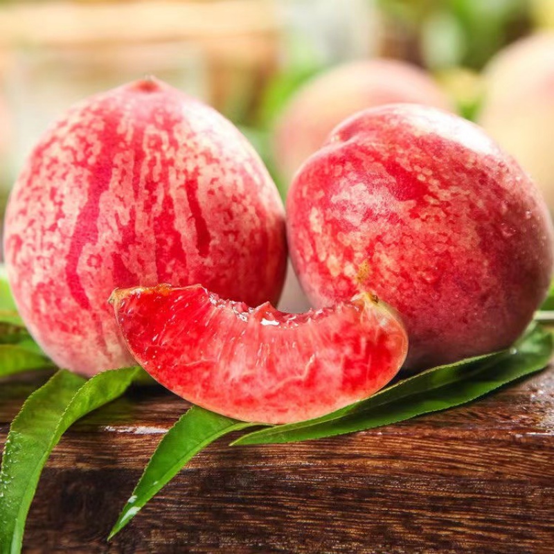 采缇 正宗湖北老树血桃新鲜水果现摘现发5斤整箱当季孕妇红心毛脆桃子