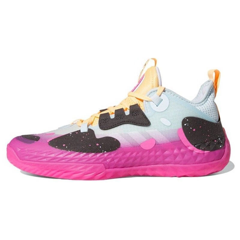 高品质哈登5代篮球鞋全明星实战hardenvol6男子中帮战靴白色39