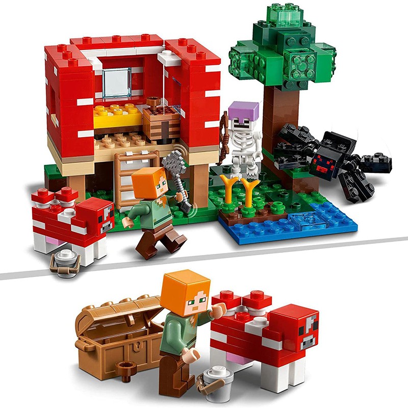 乐高lego 我的世界全系列益智积木手办 拼装积木 男孩女孩玩具生日