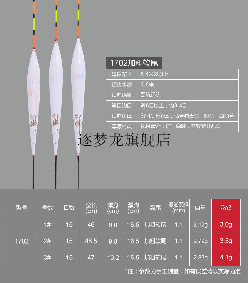 2022新款化氏佛手浮漂套装化氏佛手浮漂巴尔杉木漂黑坑鲤鱼漂1701