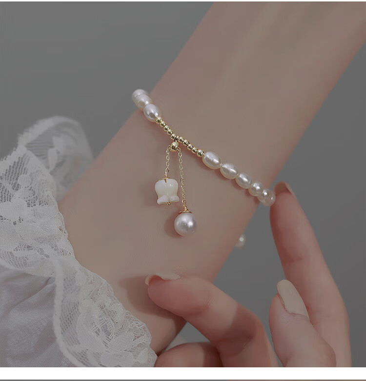 淡水珍珠手链女生ins小众设计高级感日式闺蜜精致手饰女夏珍珠手链