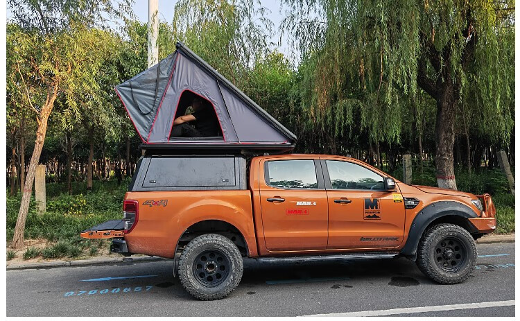 皮卡车后箱帐篷皮卡车尾箱高盖帐篷长城金刚炮车顶帐篷坦途猛禽f150后