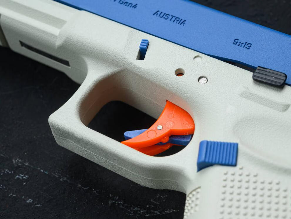 fdc格洛克g17软弹抢电动连发自动空挂回趟儿童玩具手小枪男孩模型