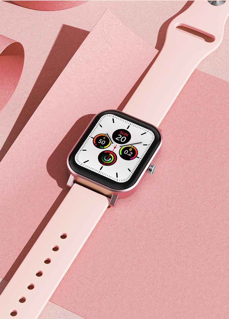 正港zgo 智能手表男运动户外多功能防水方块电子表蓝牙通话信息提醒