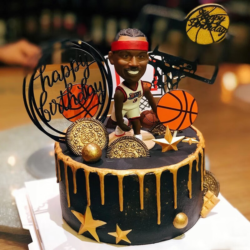 百世今生网红动漫灌篮高手篮球生日蛋糕同城配送全国送老公男孩北京