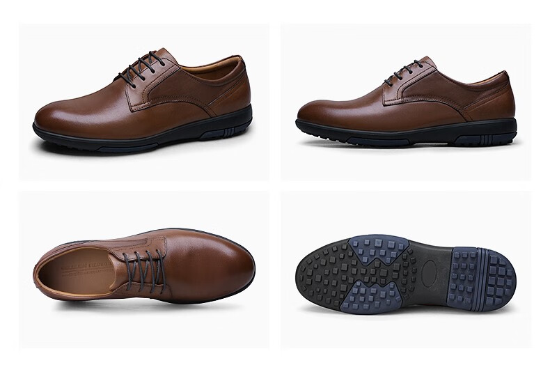 金利来(goldlion)皮鞋男经典男鞋时尚正装鞋商务休闲鞋男士皮鞋德比鞋