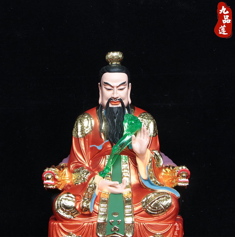 安天亲民 三清树脂神像道德天尊元始天尊灵宝天尊摆件太上老君原创