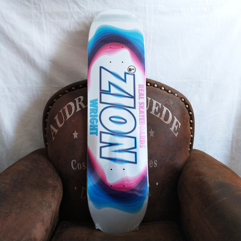 美国real滑板进口美国real专业滑板板面双翘滑板 烟囱灰8.